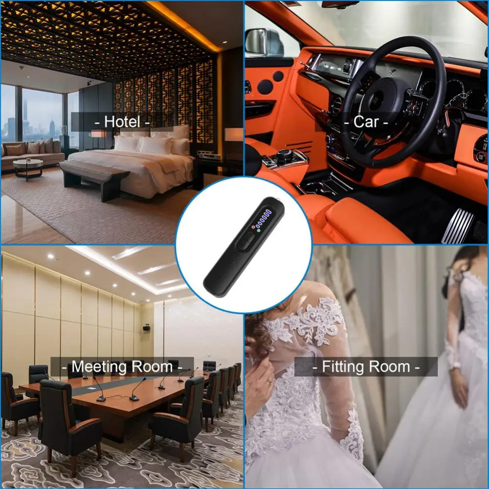 

Universal Anti-candid Eavesdropping Detector Tracker Finder Mini Bug Finder Anti Tap Unseen Camera Detector Portable
