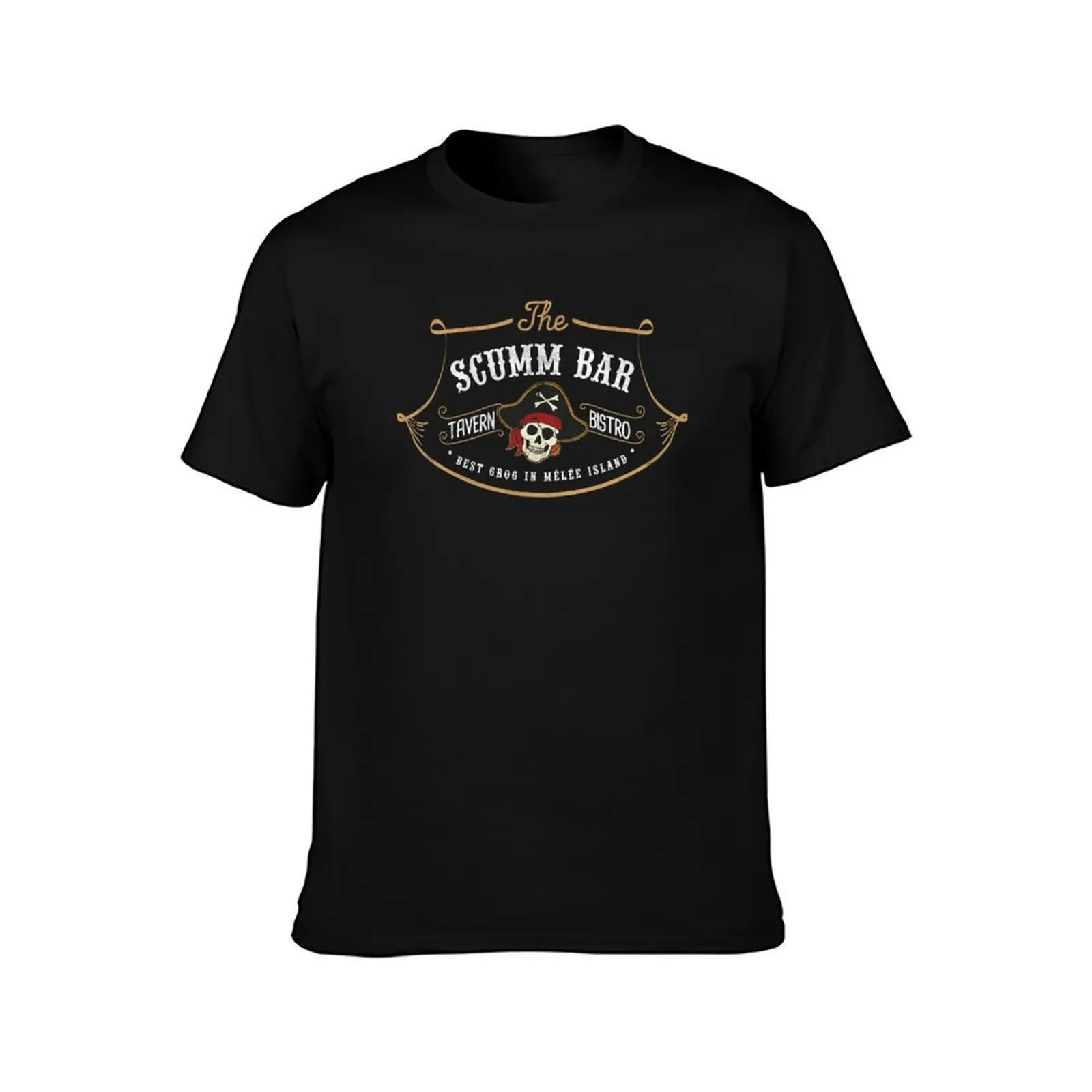 Фото Футболка The Scumm Bar, мужские футболки с графическим принтом в винтажном стиле. №2