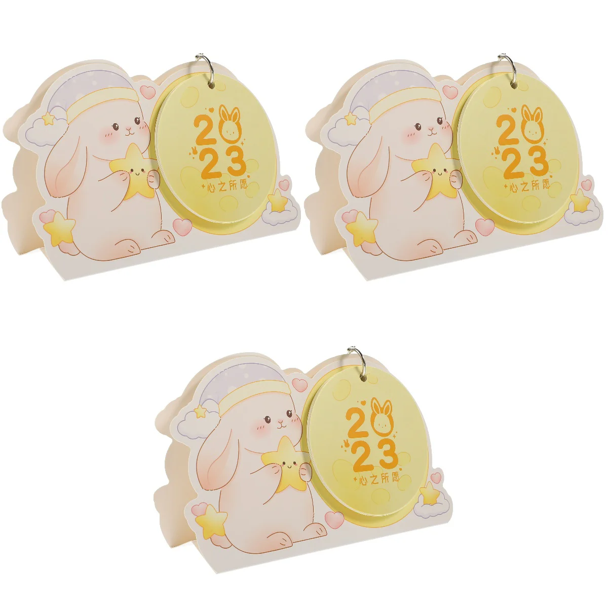

Calendarrabbit Tabletop Yearthe Paper Shaped Note Taking Calendars Bunny Notepad