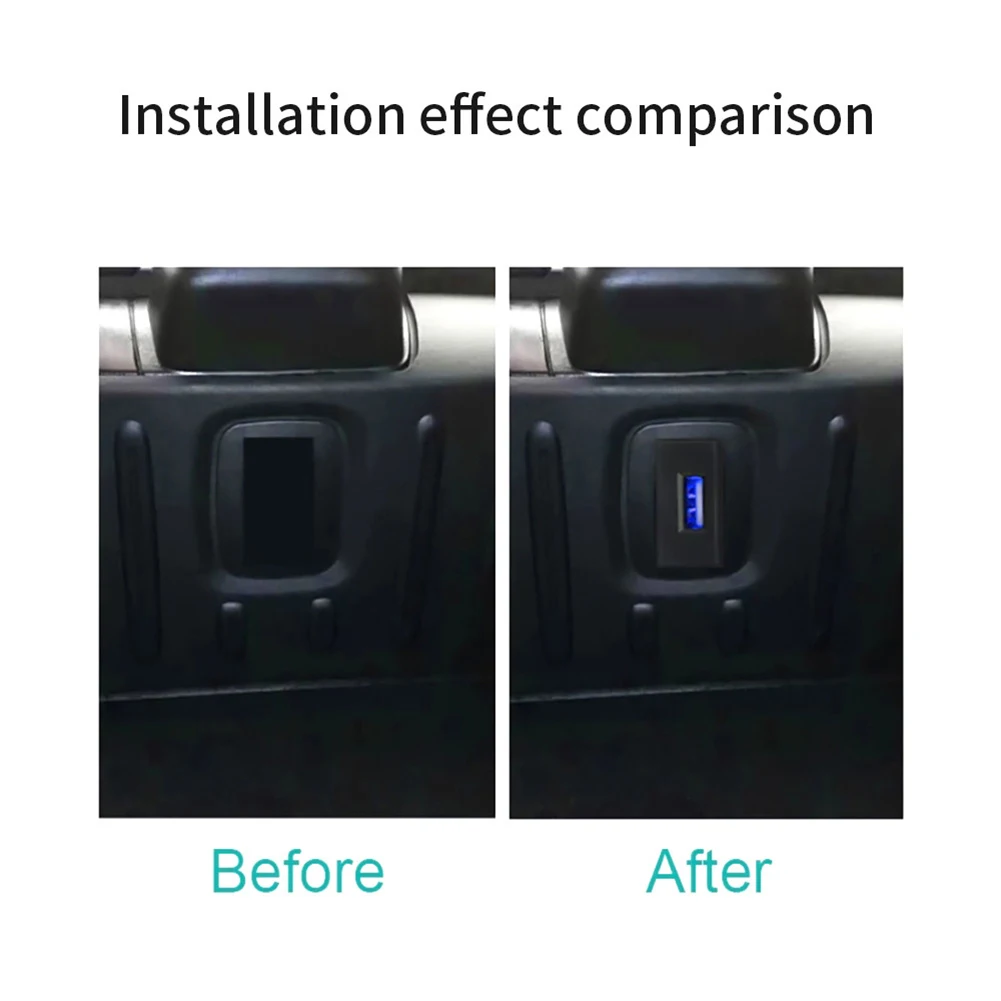 

1 X USB Charging Socket Car Charger Single USB Output Ports Power Sockets 2.4A Fast Charging Parts 12-24V 2400 (mA)