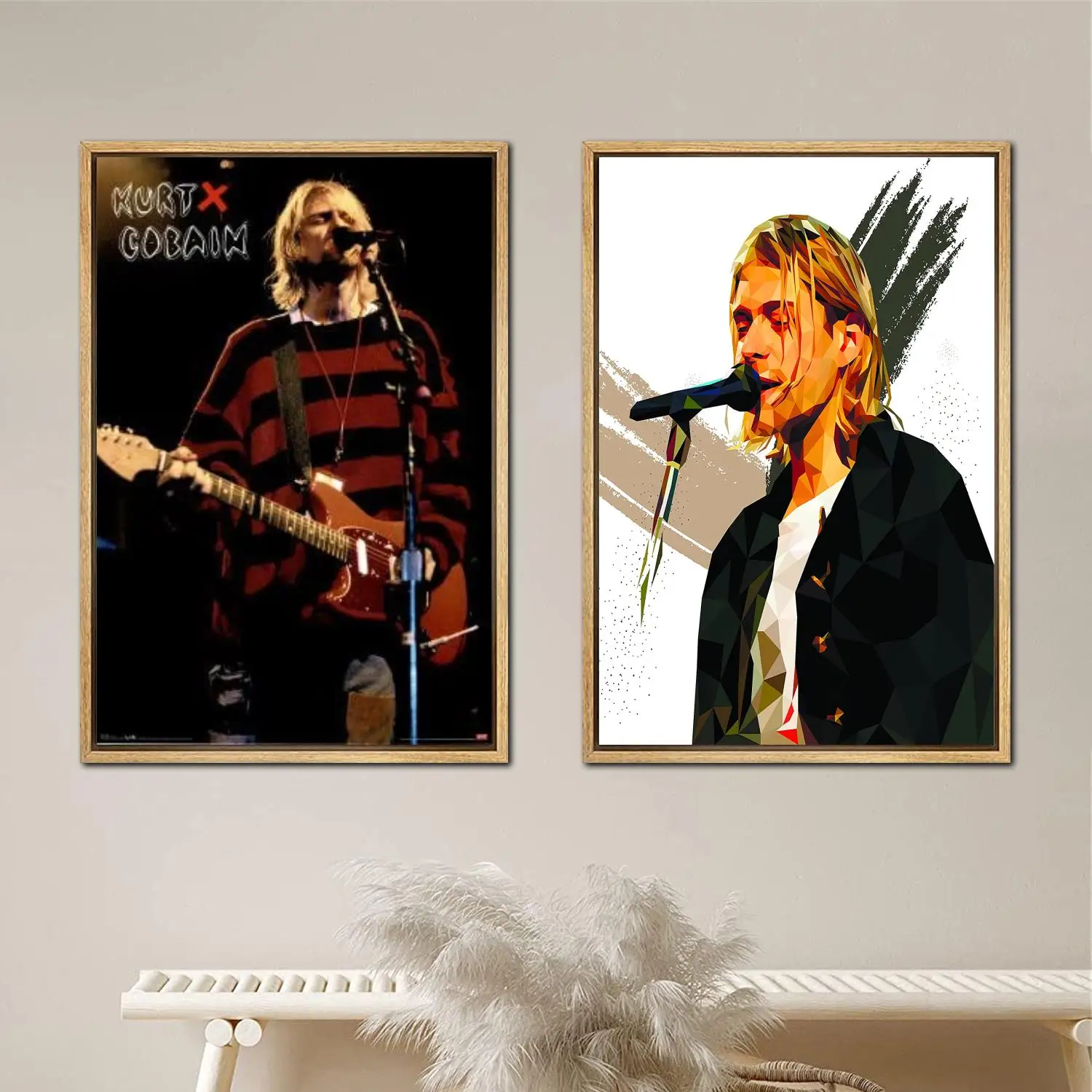 

Kurt Cobain Poster Painting 24x36 Wall Art Canvas Posters room decor Modern Family bedroom Decoration Art wall decor