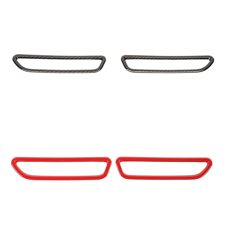 

Rear Light Eyebrow Decoration Cover Trim Side Fog Light Sticker for Ford Mustang 2010 2011 2012 2013 2014