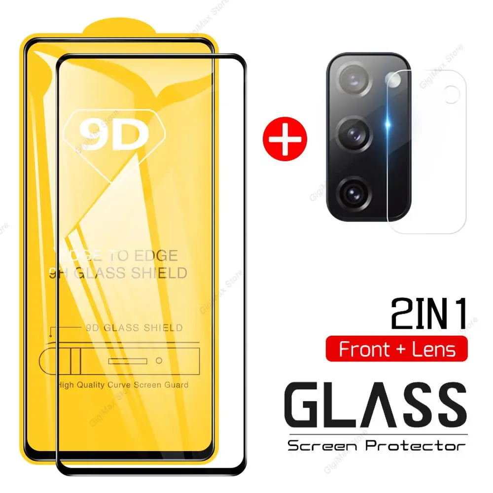 

Screen Protector Glass For Samsung Galaxy S22 Plus S20 FE S21 Plus Full Tempered Glass For Samsung S 22 Plus S20 FE Lens Film