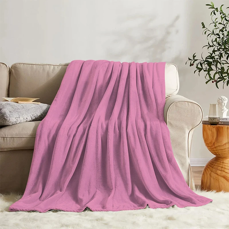 

Couch Throw Blanket For Bed Solid Color Bedroom Decoration Fluffy Soft Blankets Sofa Summer Bedspread The Decorative Fleece Boho