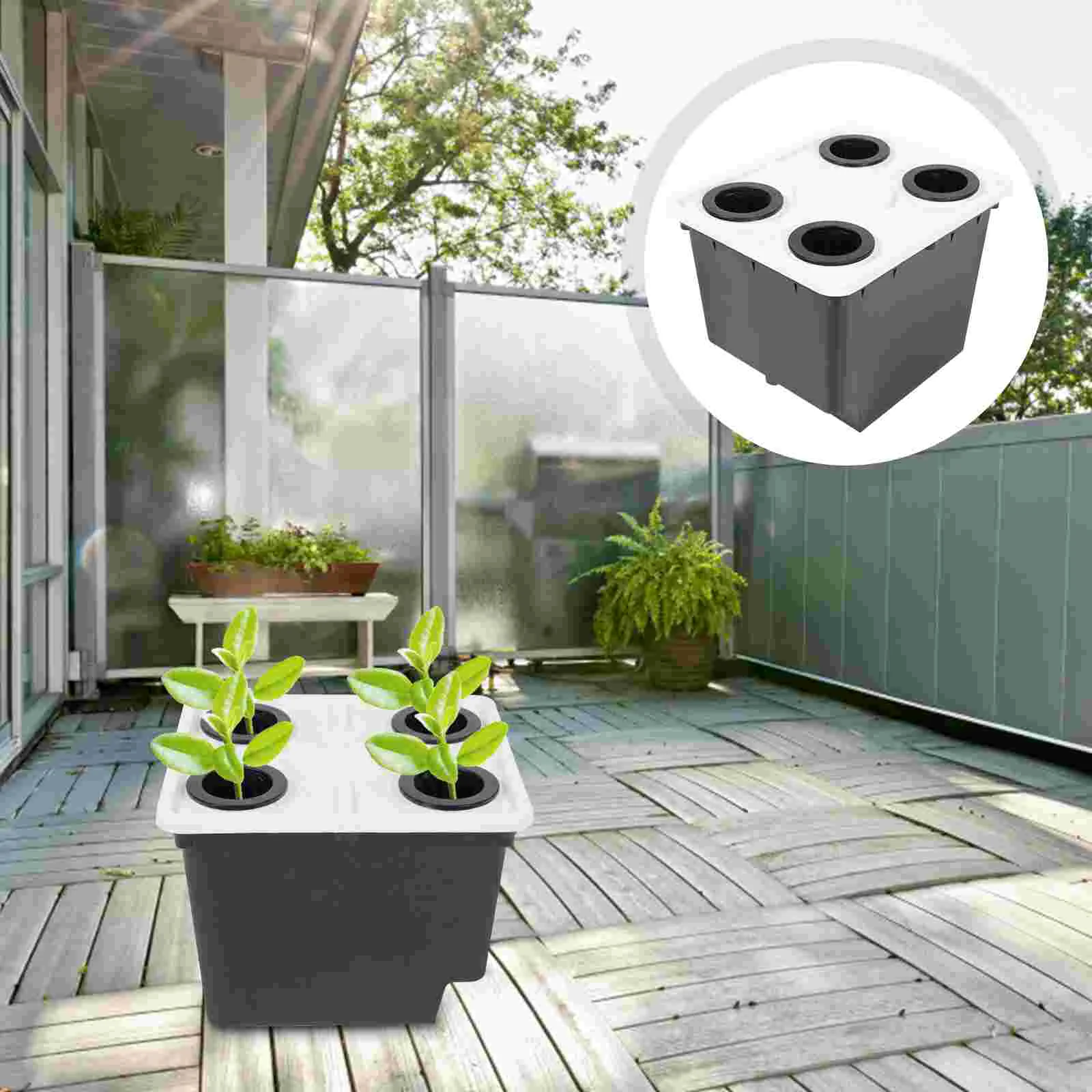 

Cultivation Barrels Hydroponic Grow Box Self Watering Planter Starter Kit Flower Germination Pot