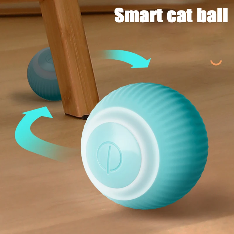 

Smart Cat Toys Automatic Rolling Ball Training Self-moving Kitten Toys Electric Cat Toys Interactive for Cats Pet Products