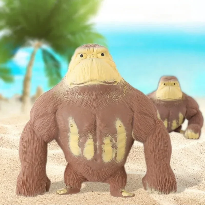 Гигантская Антистрессовая Игрушка-орангутанг Эластичная Сжимаемая Фигурка