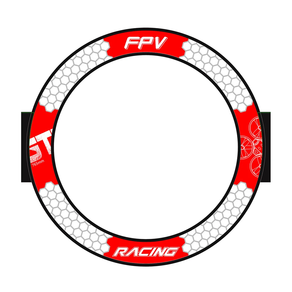 LDARC 765 мм круглые гоночные ворота для радиоуправляемых FPV беспилотных летательных аппаратов Tinywhoop Cinewhoop, уличный беспилотник для тренировок в помещении и на улице