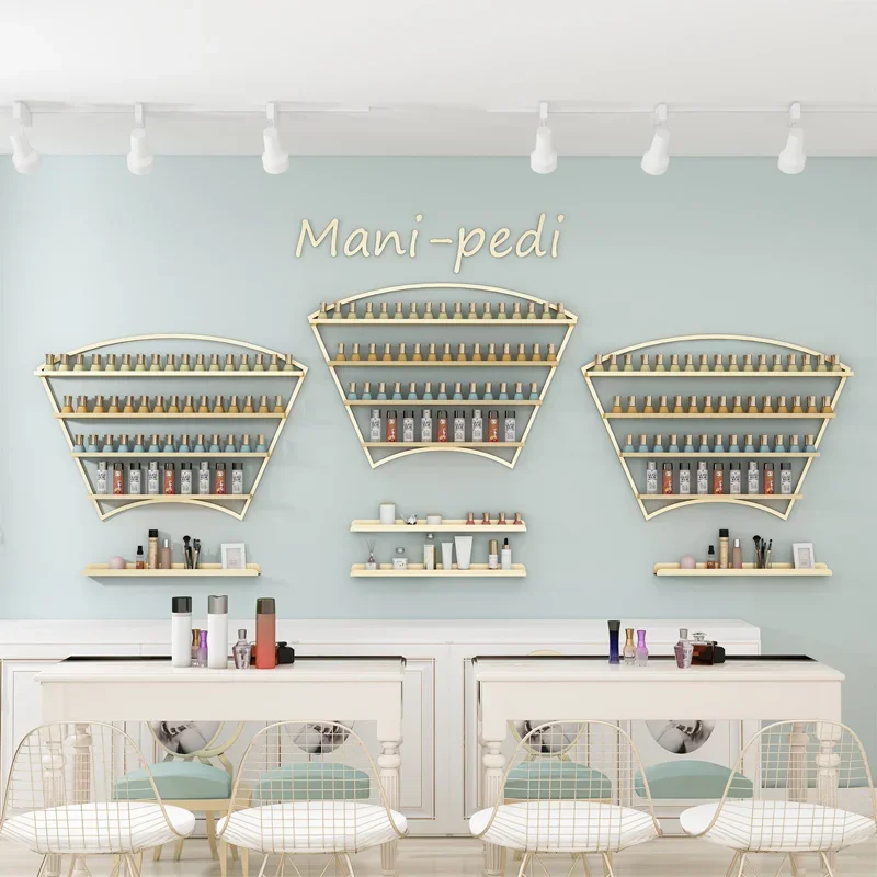 Полка для хранения лака ногтевого Салона Настенная подвесная веерообразная