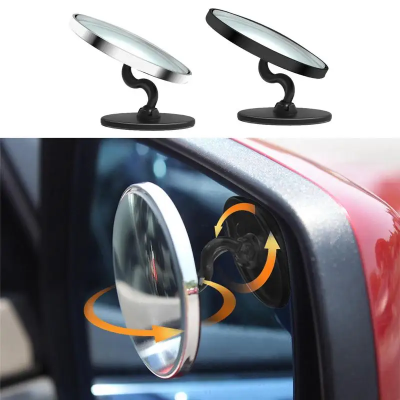 

Автомобильное Зеркало для слепых зон, водонепроницаемое HD Стекло для безопасного вождения, широкоугольное регулируемое на 360 градусов прозрачное зеркало заднего вида, автомобильные аксессуары