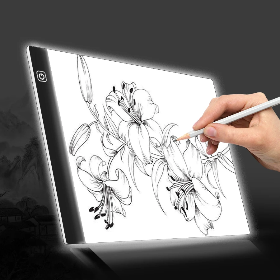

A4 Drawing Graphics Tablet Diamond Painting Wrinting Art Copy Board Led Light Pad A3 A5 Gifts For Children USB Digital Tablets