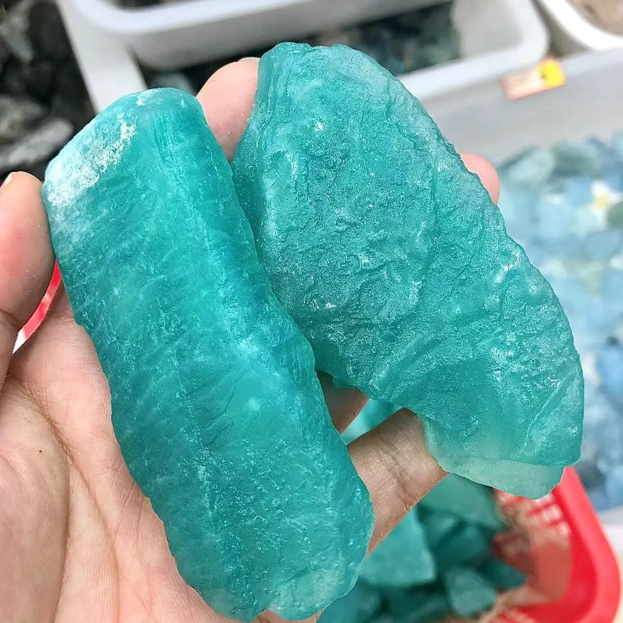 

Натуральный редкий Амазонит, камень, гравий, украшение для дома, подарок