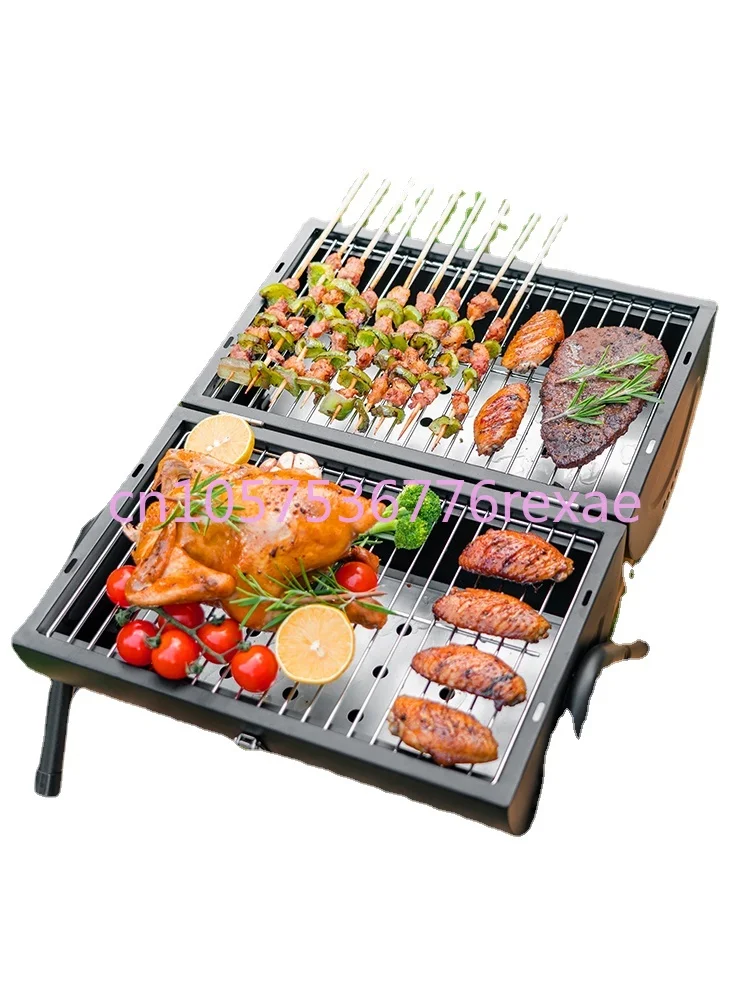 

Grill Household Oven Roasting Stove Charcoal Chauffer Cookware Picnic Camping Portable Barbecue Grill Outdoor Outdoor Barbecue