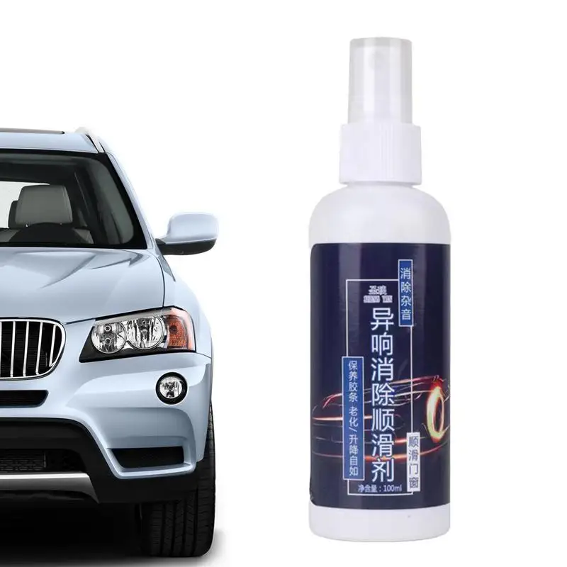 

Silicone Spray Lubricant Window Silicone Spray For Noise Reduction Portable 100ml Car Rubber Seal Belt Softening Lubrication For