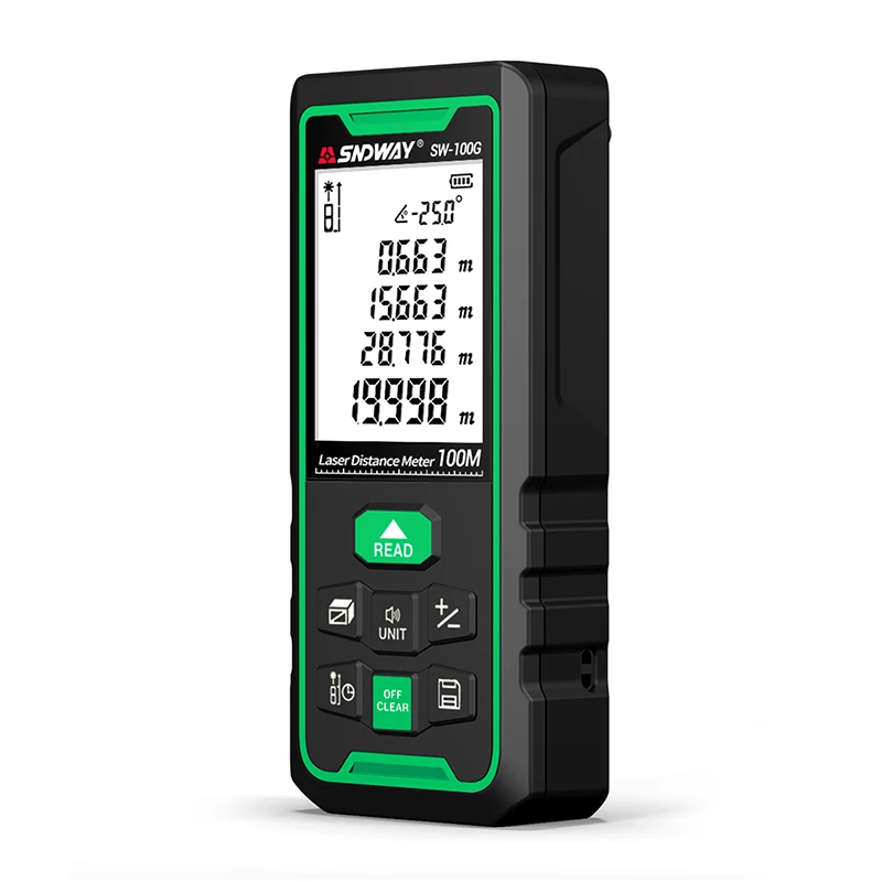 

SNDWAY SW-100G Outdoor Distance Measure Laser Distance Meter for 328ft 100m