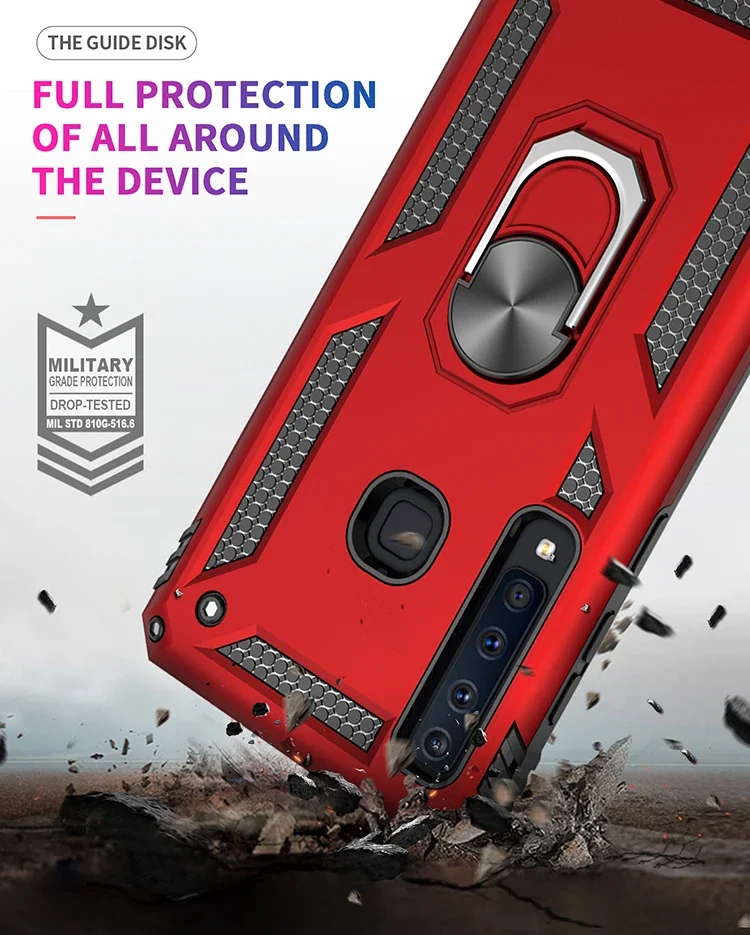 Фото Защитный чехол в стиле милитари с подставкой для Samsung Galaxy A6 A7 A8 A6 Plus A8 Plus A9 2018, чехол №3