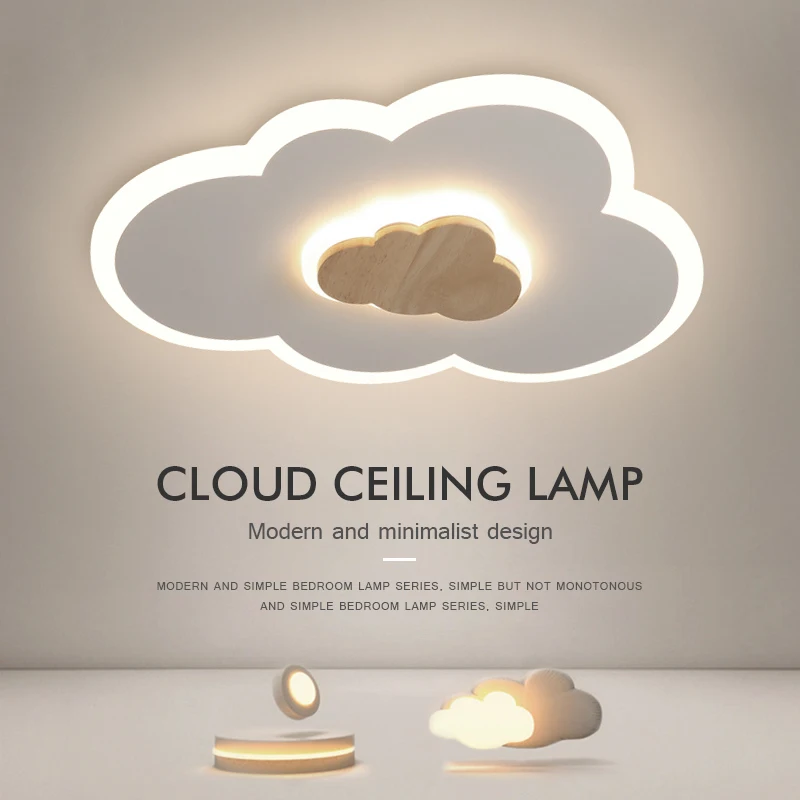 

LED Ceiling Light Bedroom Ultra Thin Lamp Creative Clouds Ceiling Lamp Remote Control Living Room Lighting Kitchen Balcony Light