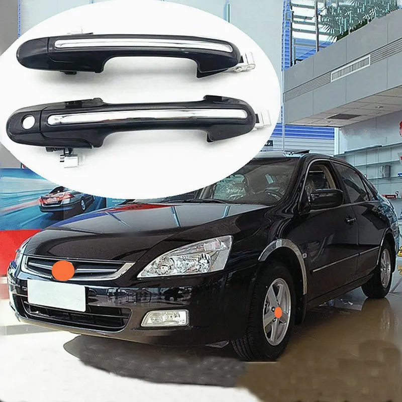 

Apply to 2003-2007 Accord 2.0/2.4/3.0 Left front door outside handle Door outside handle Exterior door opening handle