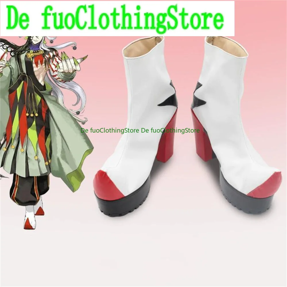 Ashiya Douman Fate Grand Order FGO Обувь для косплея Сапоги Игра Аниме Хэллоуин Рождество