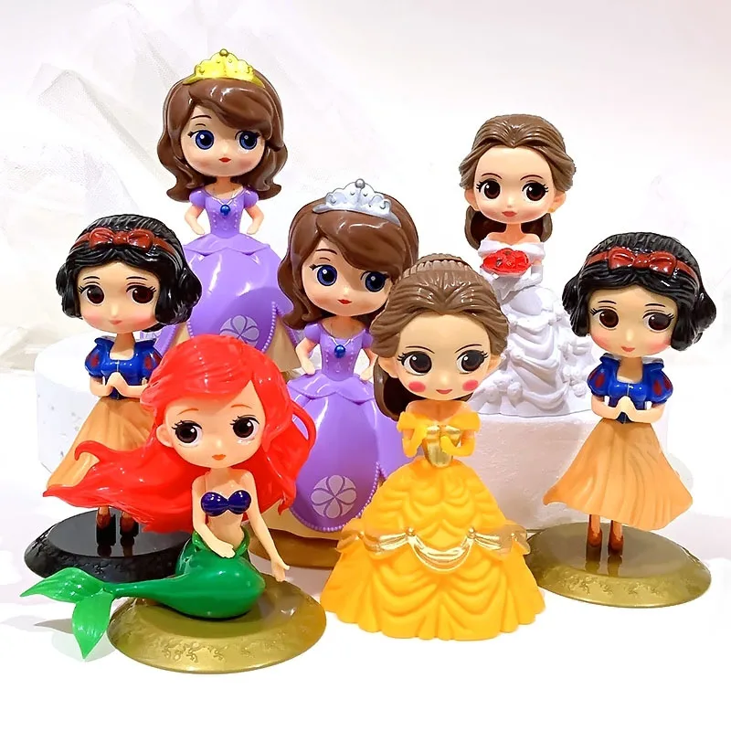 Пластиковые украшения для торта Disney топперы кексов флаг девочек украшение на