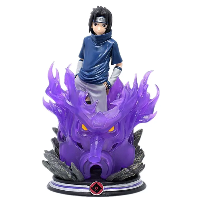 

25cm Anime Figurine Naruto Shippuuden Uchiha Sasuke Model Collectible Model Toy Movie&TV Model PVC Action Figure