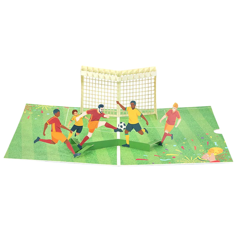 

Greeting Card Multi-function Pop Festival Compact Soccer Small Delicate Lovely Birthday Accessory