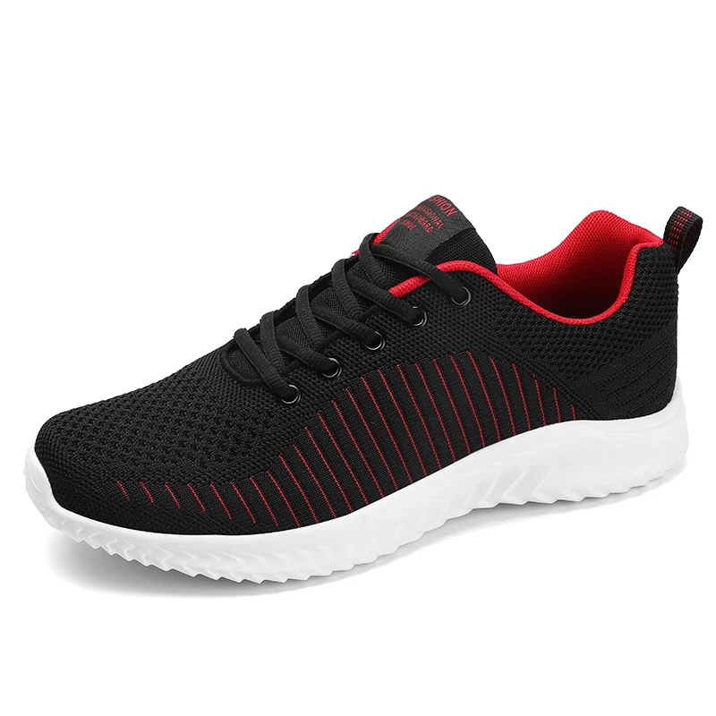 Light Mesh Running Shoes For Man Breathable Men Sneakers Lace Up Casual Walking Shoes