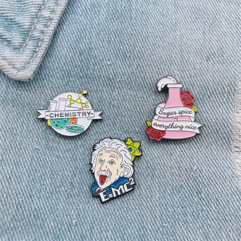

Брошь Einstein, значок, значки на грудь, декоративные аксессуары для одежды