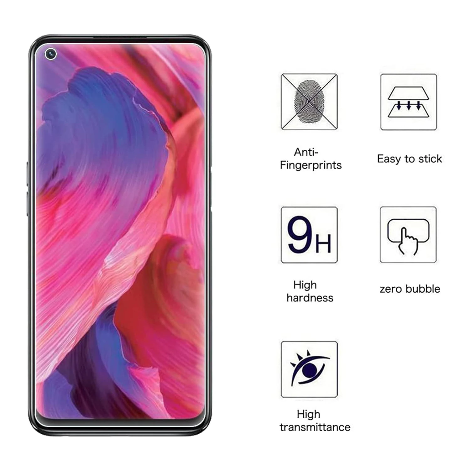 Для OPPO A54 5G 4G закаленное стекло защитная пленка для экрана