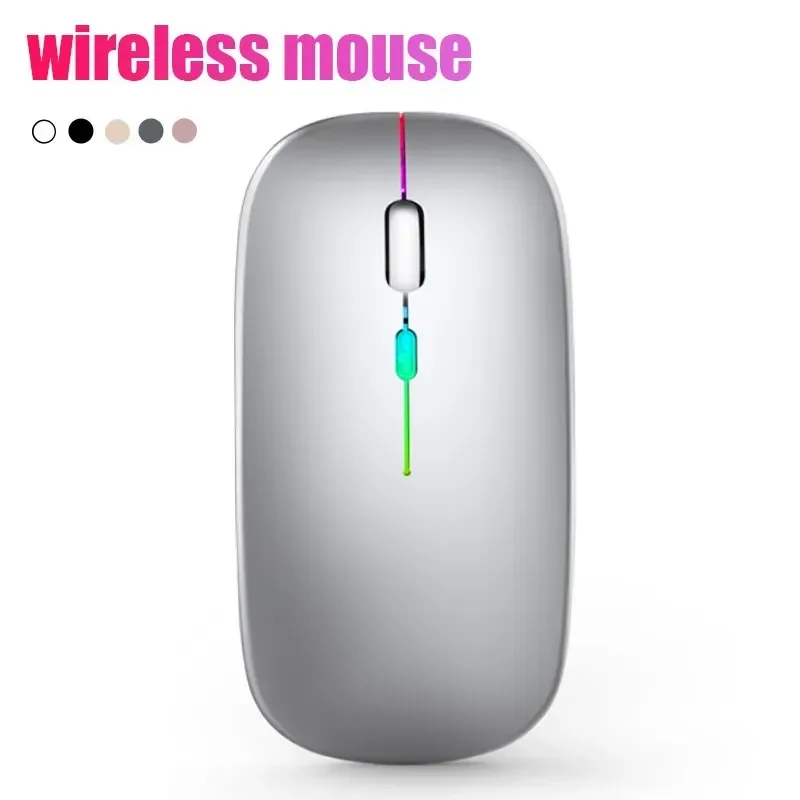 

HMTX 5.2 Wireless mouse With USB Rechargeable RGB Mouse For Laptop Computer PC Macbook Gaming Mouse 2.4GHz 1600DPI