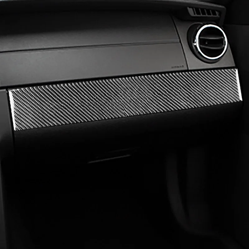 

Right Side Dashboard Trim Strips Passenger Carbon Fiber Decorative Stickers For Ford Mustang 2005-2009 Car Interior Accessories
