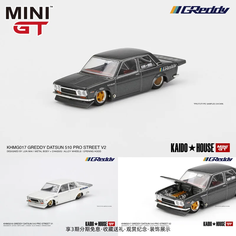 

MINI GTJointKAIDO HOUSE Open Front Cover1:64Dartsan510StreetGREDDYCar Model