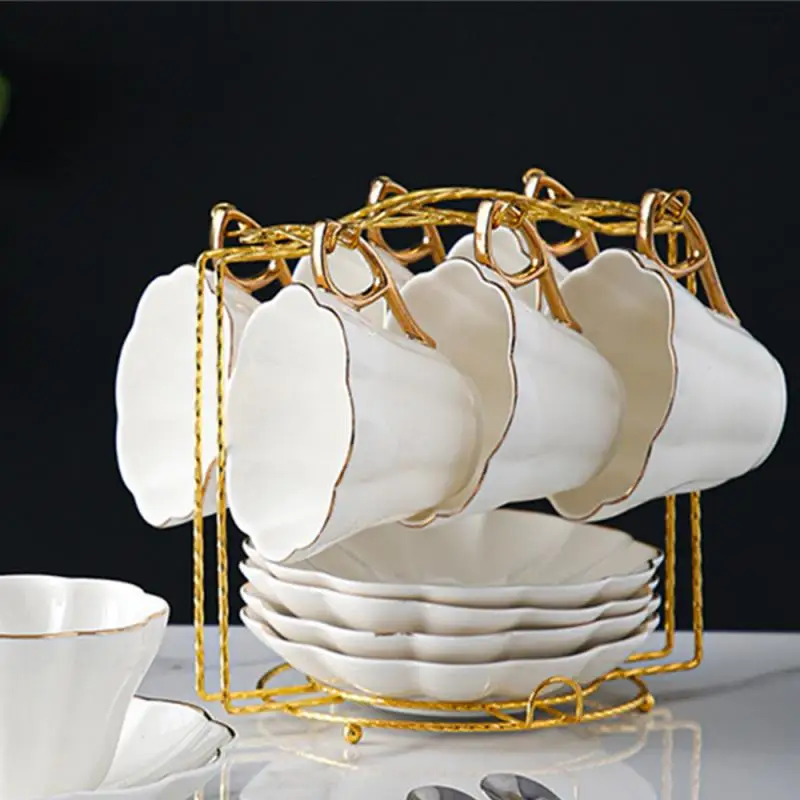 

Shelf Coffee Cup Holder Display Home Kitchen Drain Hanging Kitchen Storage Rack Plates Mug Cups Anti-corrosion Storage