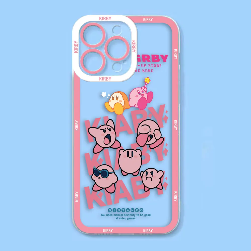 The Game мультфильм K-Kirby прозрачная фотография для REALME 5 6 7 7I 8 8I 9 9I 10 C67 C55 C53 C35 C33 C31 C30 C21Y