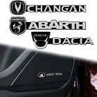 Стайлинг автомобиля, алюминиевая 3D фотосессия, цветок для Abarth 595 500, конкуренция Carbono Aleron Punto Evo Esseesse, автомобильные аксессуары