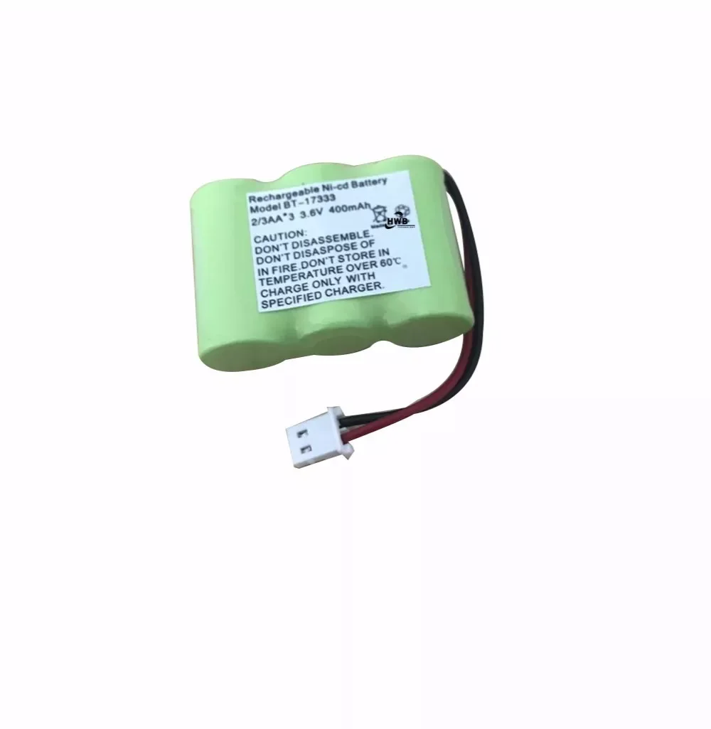 

3.6V 400mAh Nicd Cordless Rechargeable Battery BT-17333 CPB9607 Replacement Pack BT-163345 BT27333 FF1765S FF1770 FF1775