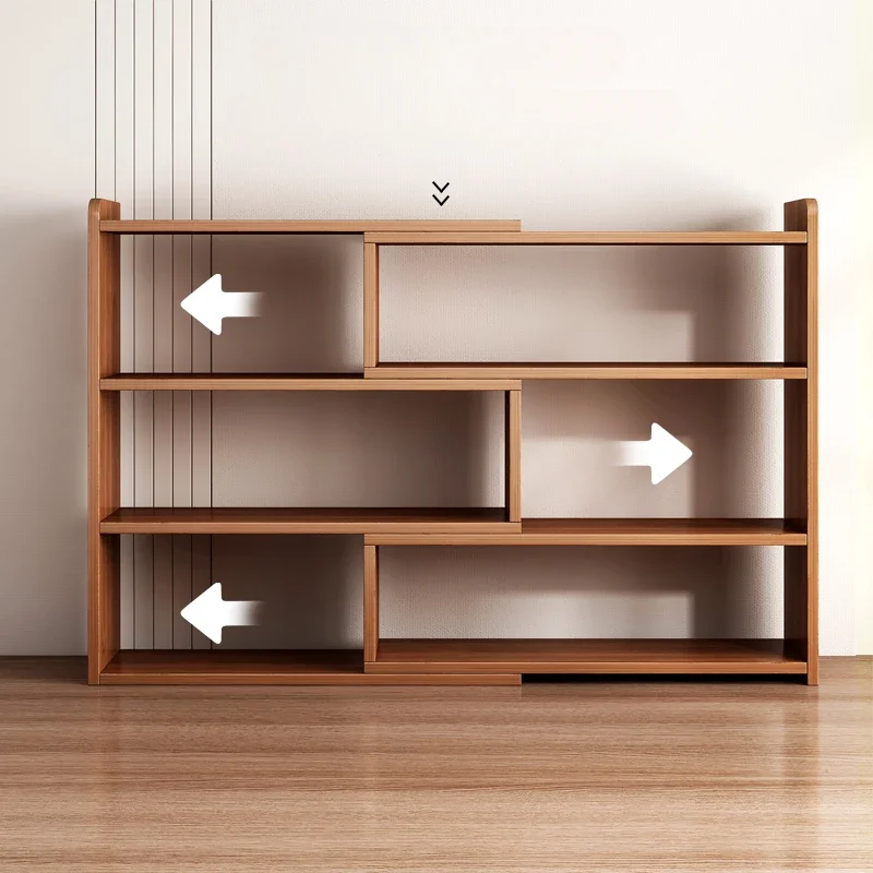 

Vanity Storage Organizer Bookcases Desk Corner Shelf Display Nordic Wooden Kids Bookshelf Modern Home Prateleira Furniture WKBS