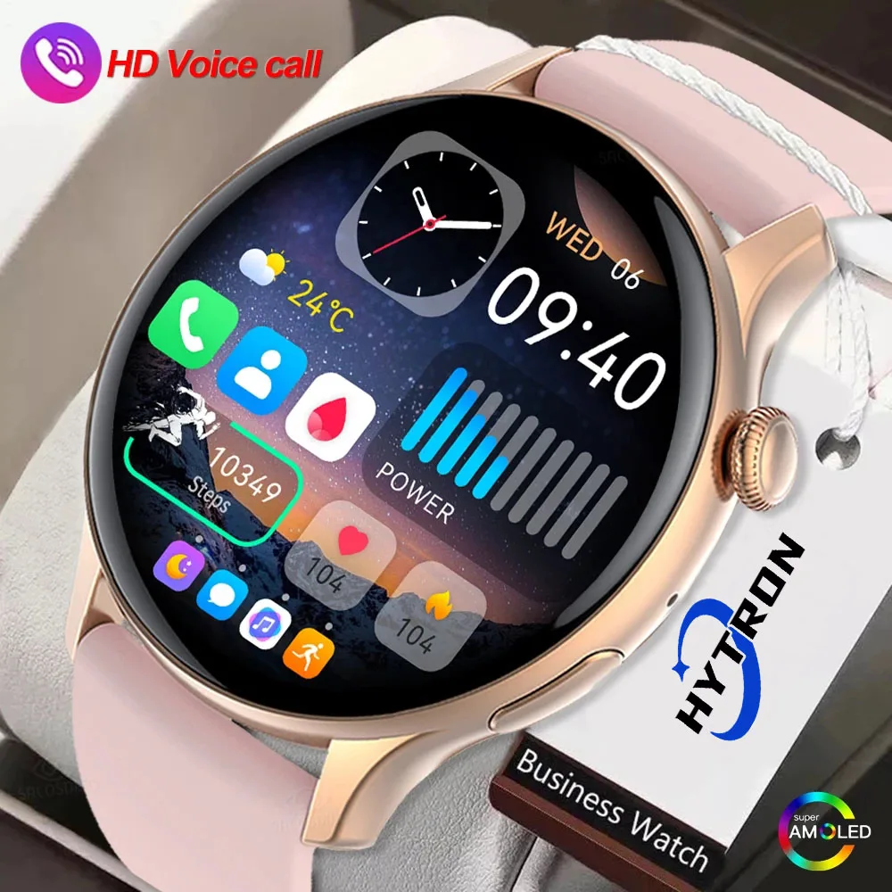 HYTRON Fashion Voice Call Smart Watch Ladies Forever Display Custom Watch Face Sports Health Bracelet Ip68 Waterproof Smartwatch