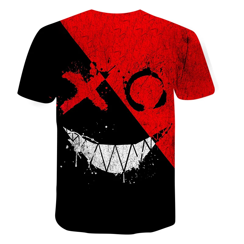 

Summer Men'S Bull Devil Print 3DT Shirt Men And Women Sportswear Harajuku Men'S Oversized Short-Sleeved T-Shirt XXS-6XL