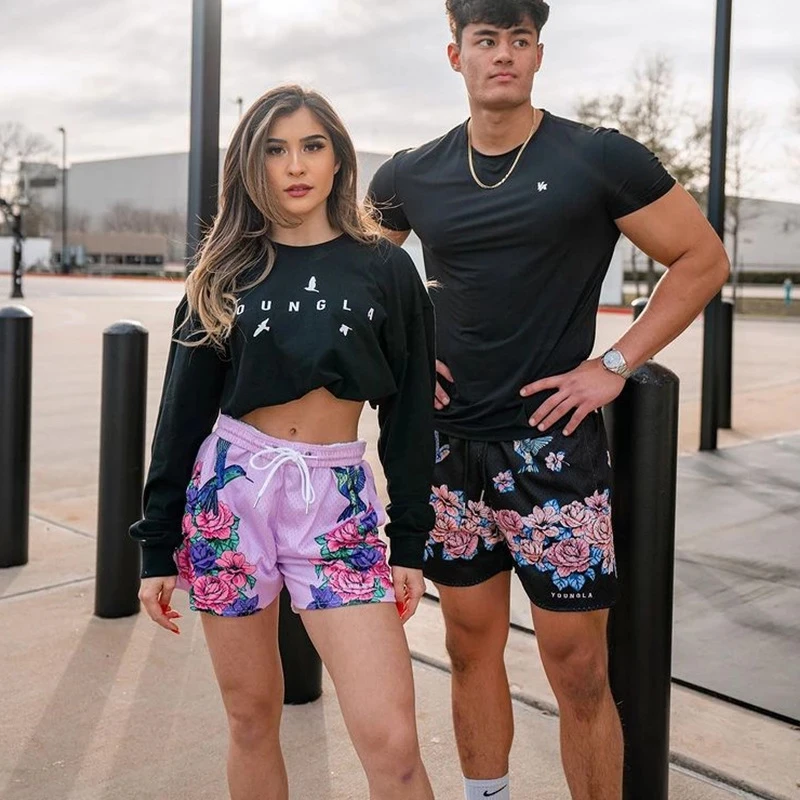 

2022 Summer New Men Casual Shorts Men Women Classic GYM Basketball Workout Mesh Shorts Running Shorts Mesh Breathable Men Shorts