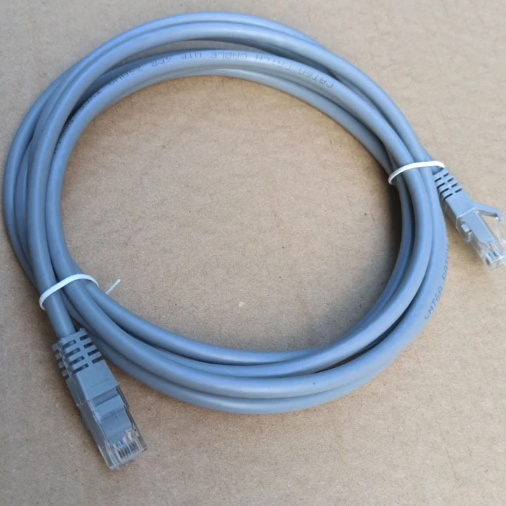 

6744 supply super six cat6a network cable oxygen-free copper core shielding crystal head jumper data center heartbeat