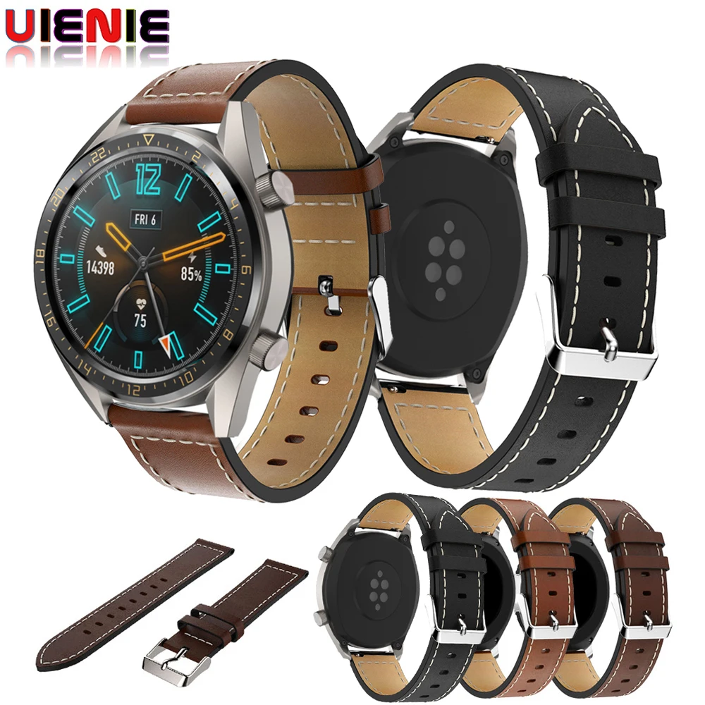 

22mm Business Watchband For Samsung Gear S3/Galaxy 46mm Frontier/Classic Smart Strap For Huawel Watch GT Wristband Accessories