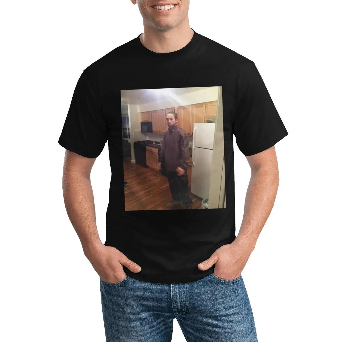 

Футболка с принтом «rotor Pattinson», 100% хлопок, футболка с коротким рукавом, графическая Мужская футболка