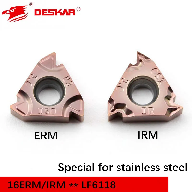 DESKAR 16ERM/IRM AG60 AG55 1,5 ISO LF6118 Специальные резьбовые пластины из нержавеющей стали ​ Прессованный чипловитель ​