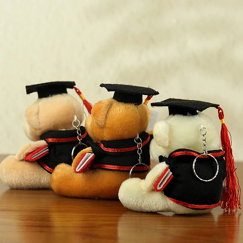Милый плюшевый помпон мишка доктора кукла брелок Женский медведь игрушка