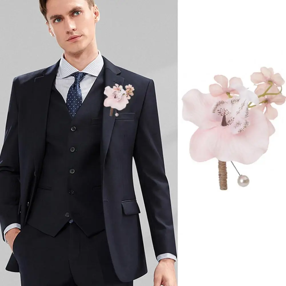 

Wedding Brooch Chic Engagement Party Groomsman Pin Accessories Wedding Corsage