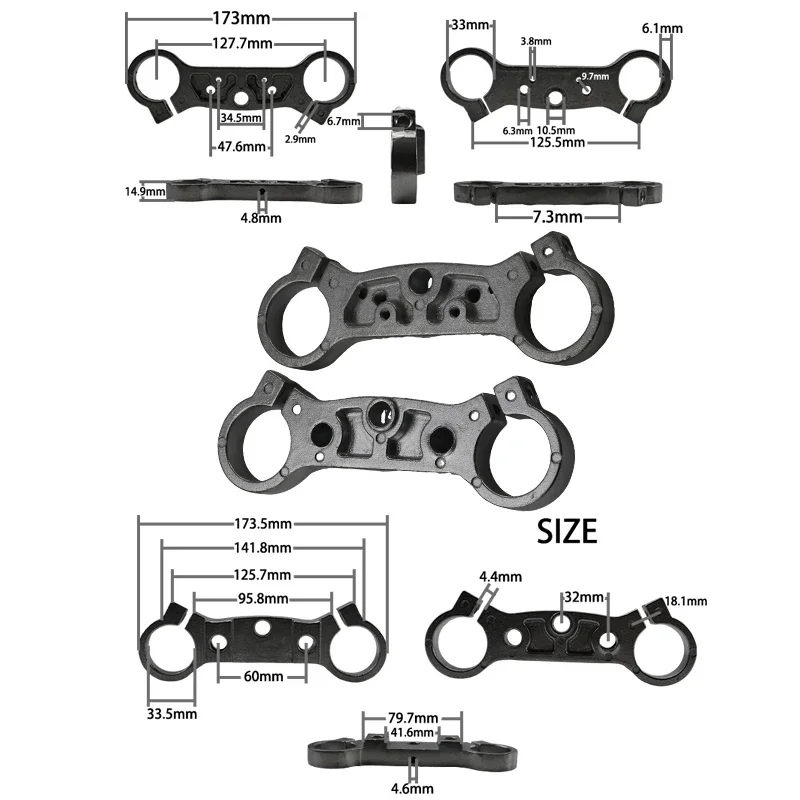 

Передняя вилка для велосипеда-внедорожника, 47 куб. См, 49 куб. См