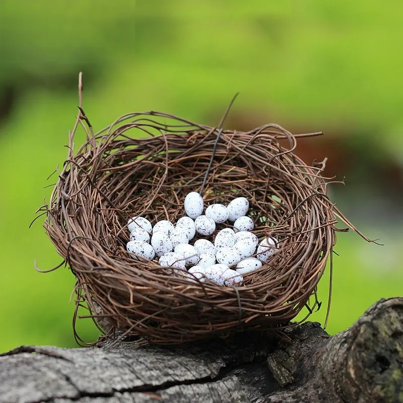 

Micro Landscape Decoration Bird Nest Bird Eggs DIY Accessories Jewelry Miniatures Gardening Desk Outdoor Decors Cute Things Gift