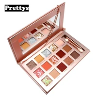 15 colors limited edition with brush chain shoulder bag portable eyeshadow palettes of shimmery powder makeup sombra maquillaje