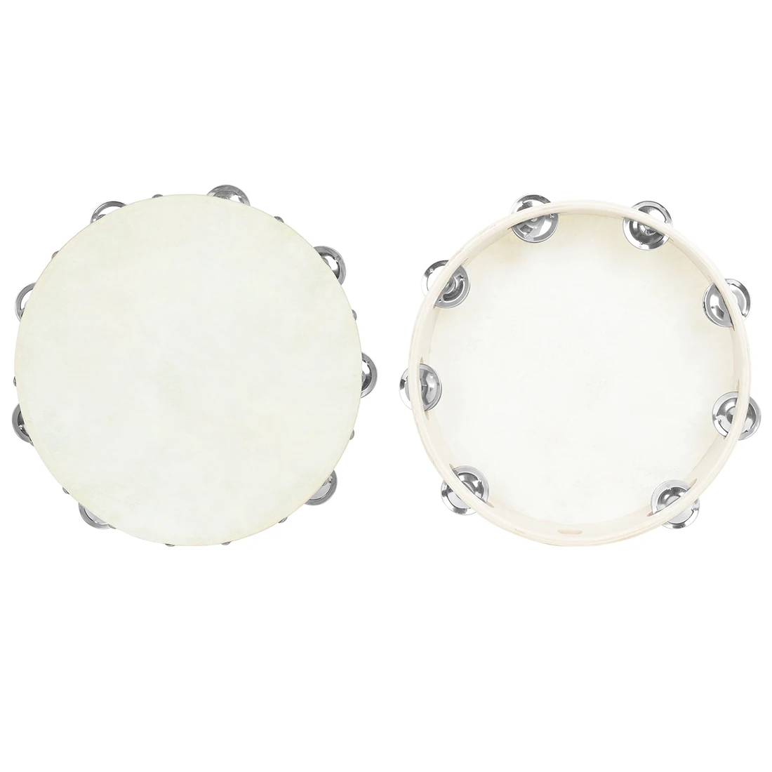 

New 10inch Tambourine Orff Sheepskin Drum Wood Tambour Tambourine Drum Toys for Children Kids Percussion Instruments Timbrel